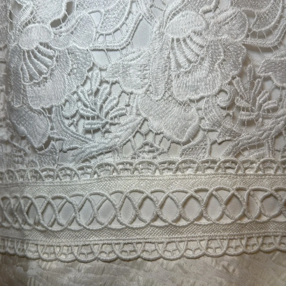 Reiss Freyda Short Sleeve Lace Dress Size 12 PLEASE READ